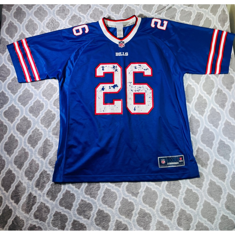 NFL Pro Line Jersey Mens XL Blue Singletary 26 Buffalo Bills Football
